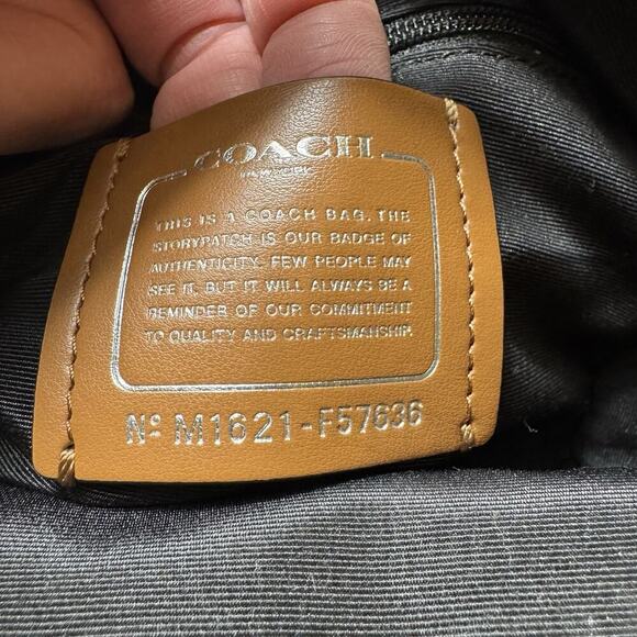 NEW Coach F57636 Tea Rose Floral Print Nylon Mini Charlie Backpack- Black Multi - Picture 6 of 6